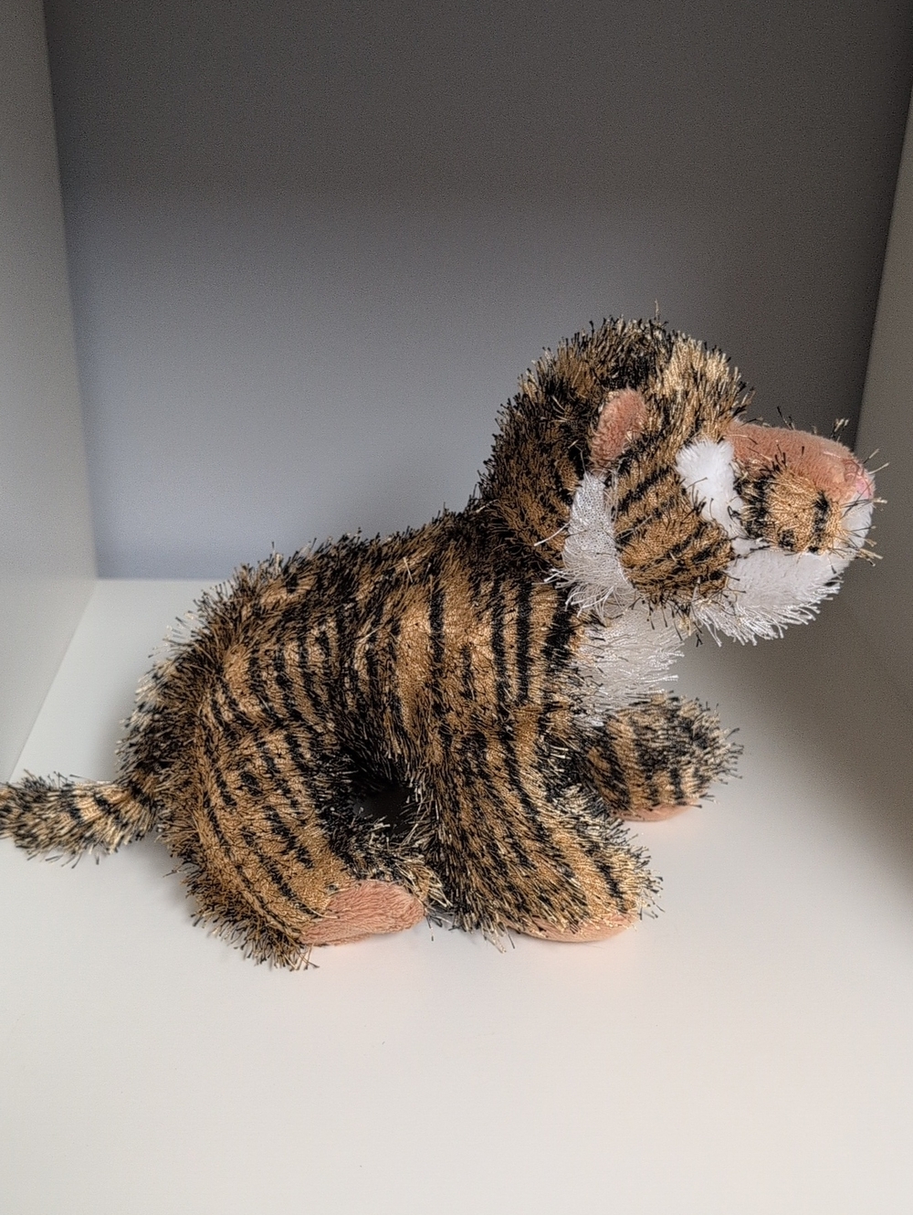 💜2/$20💜 Webkinz Tiger Plush No Code Collectible Ganz Classic String Hair - Picture 3 of 6